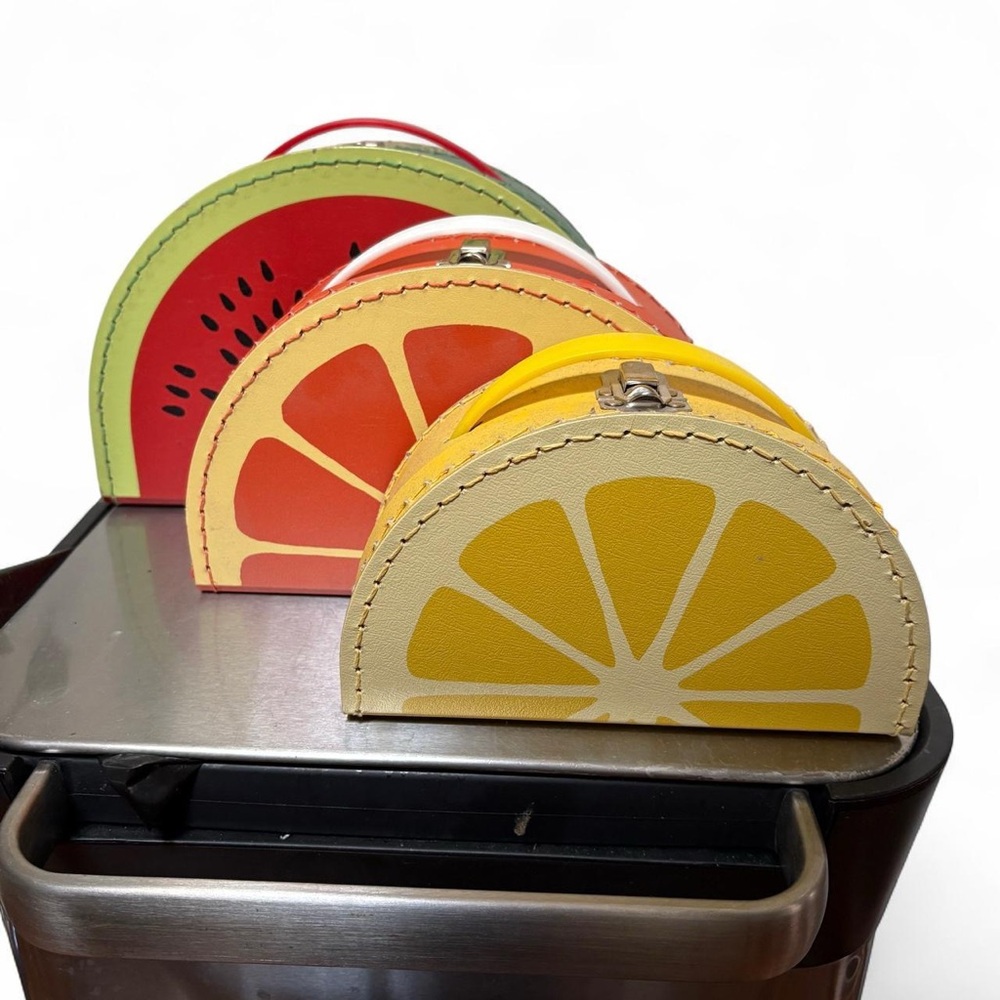 Fruit Slice Nesting Suitcases Set of 3